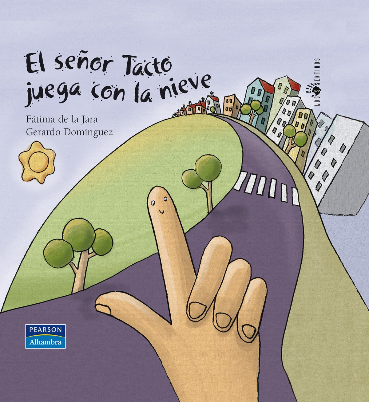 El señor tacto juega con la nieve book