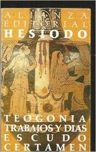 Teogonia, trabajos y dias, escudo,certamen book