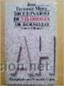 Diccionario de filosofia de bolsillo, t.1 Philosophy