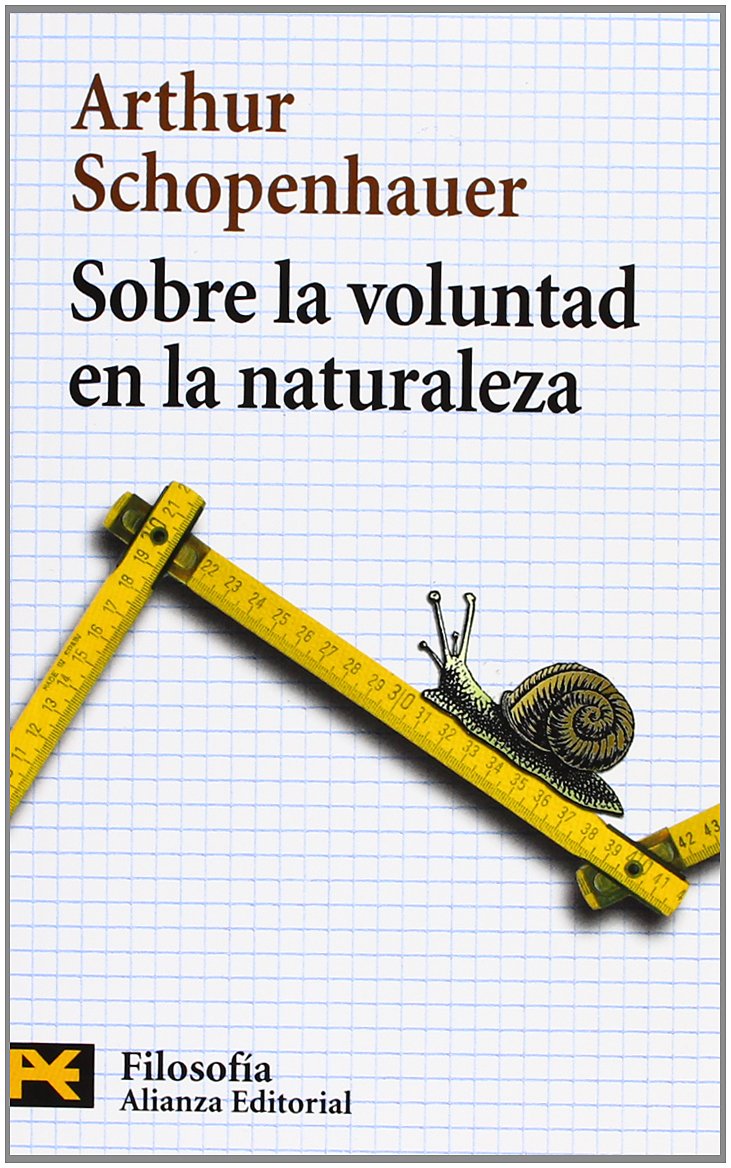 Sobre la voluntad en la naturaleza / On the will in Nature book