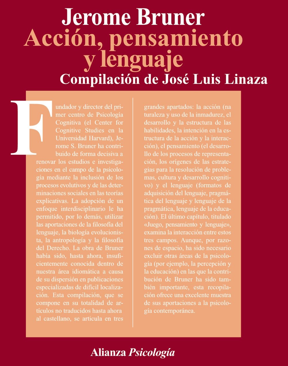 Acción, pensamiento y lenguaje (Alianza psicología (APs)) Psychology