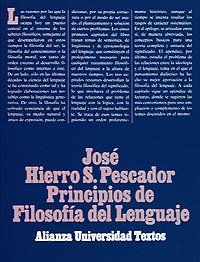 Principios de filosofia del lenguaje / Principles of language philosophy book