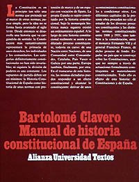 Manual de historia constitucional de España (Alianza Universidad Textos (Aut)) Politics & History
