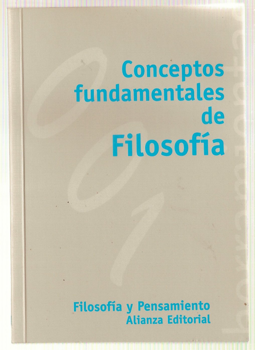 Conceptos fundamentales de filosofia book