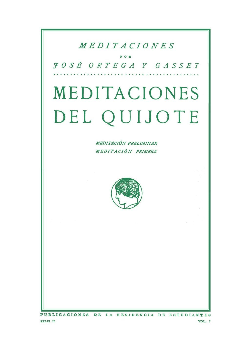 Meditaciones del Quijote book