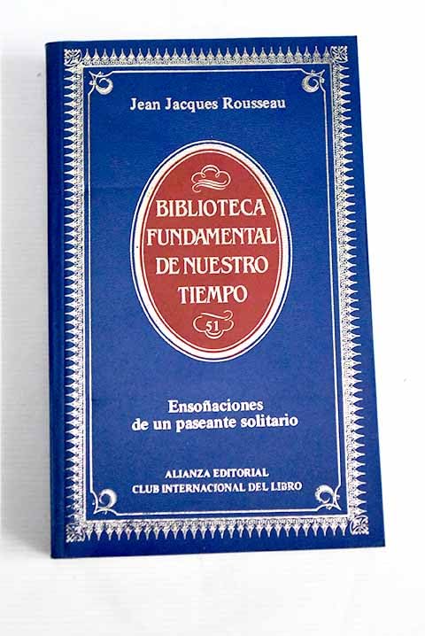 Las ensoñaciones del paseante solitario Books