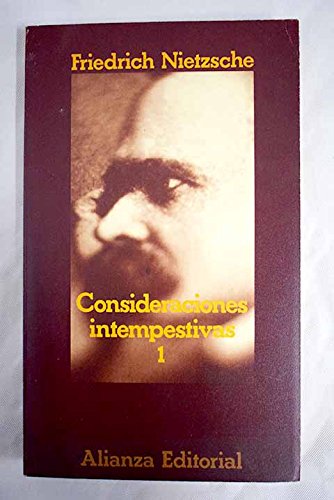 Product Image: Consideraciones intempestivas