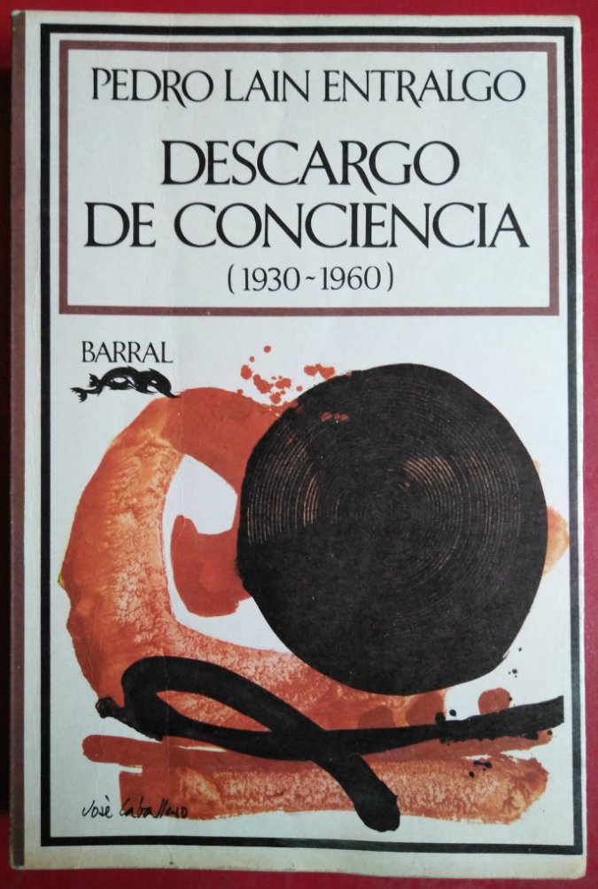 DESCARGO DE CONCIENCIA. (1930 - 1960). Books
