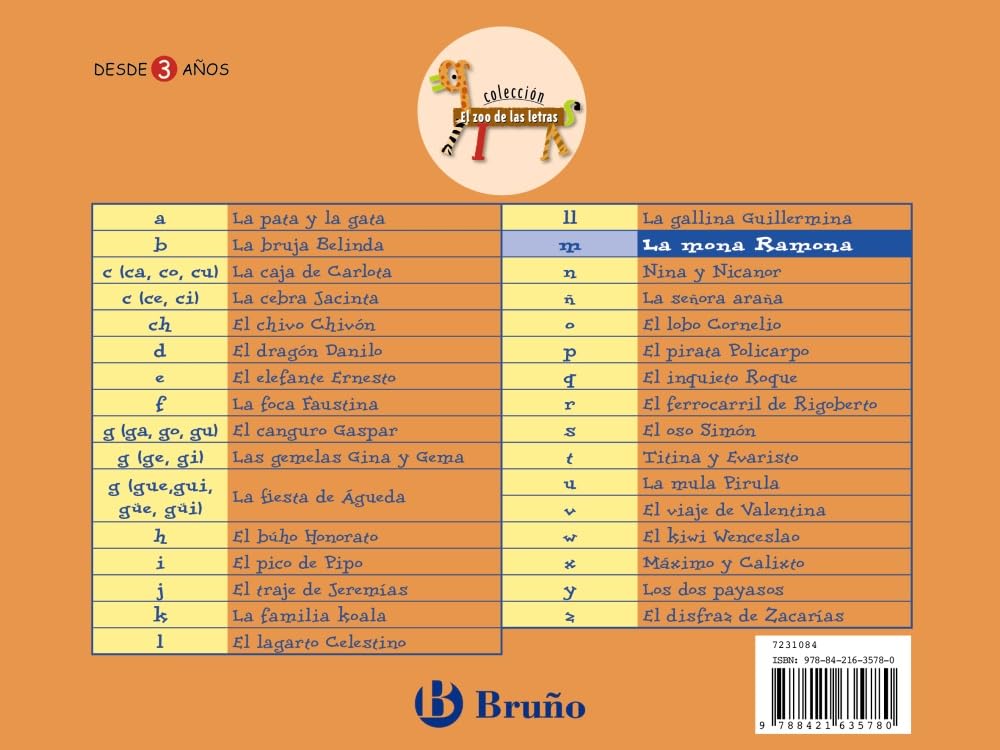 La mona Ramona: Juega con la m (Castellano - A PARTIR DE 3 AÑOS - LIBROS DIDÁCTICOS - El zoo de las letras) Non-fiction