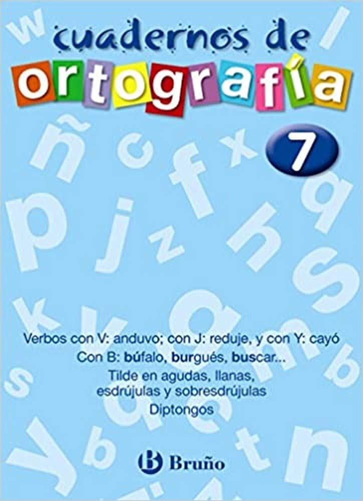 Cuaderno de Ortografia 7 book