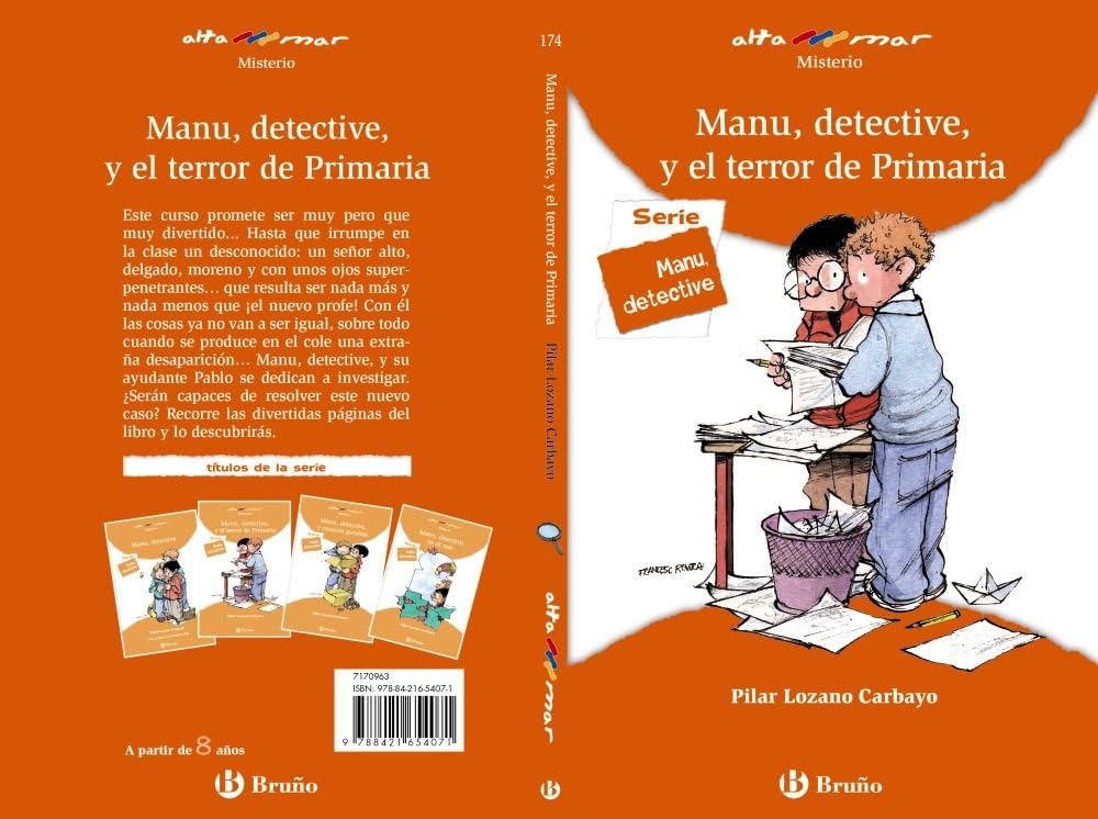 Manu, detective, y el terror de primaria, Educación Primaria, 2 ciclo (Castellano - A PARTIR DE 8 AÑOS - ALTAMAR) Novels & Short Stories