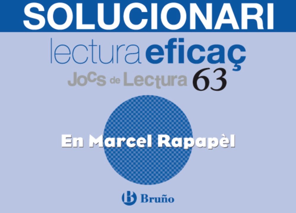 En Marcel Rapapèl Solucionari Books
