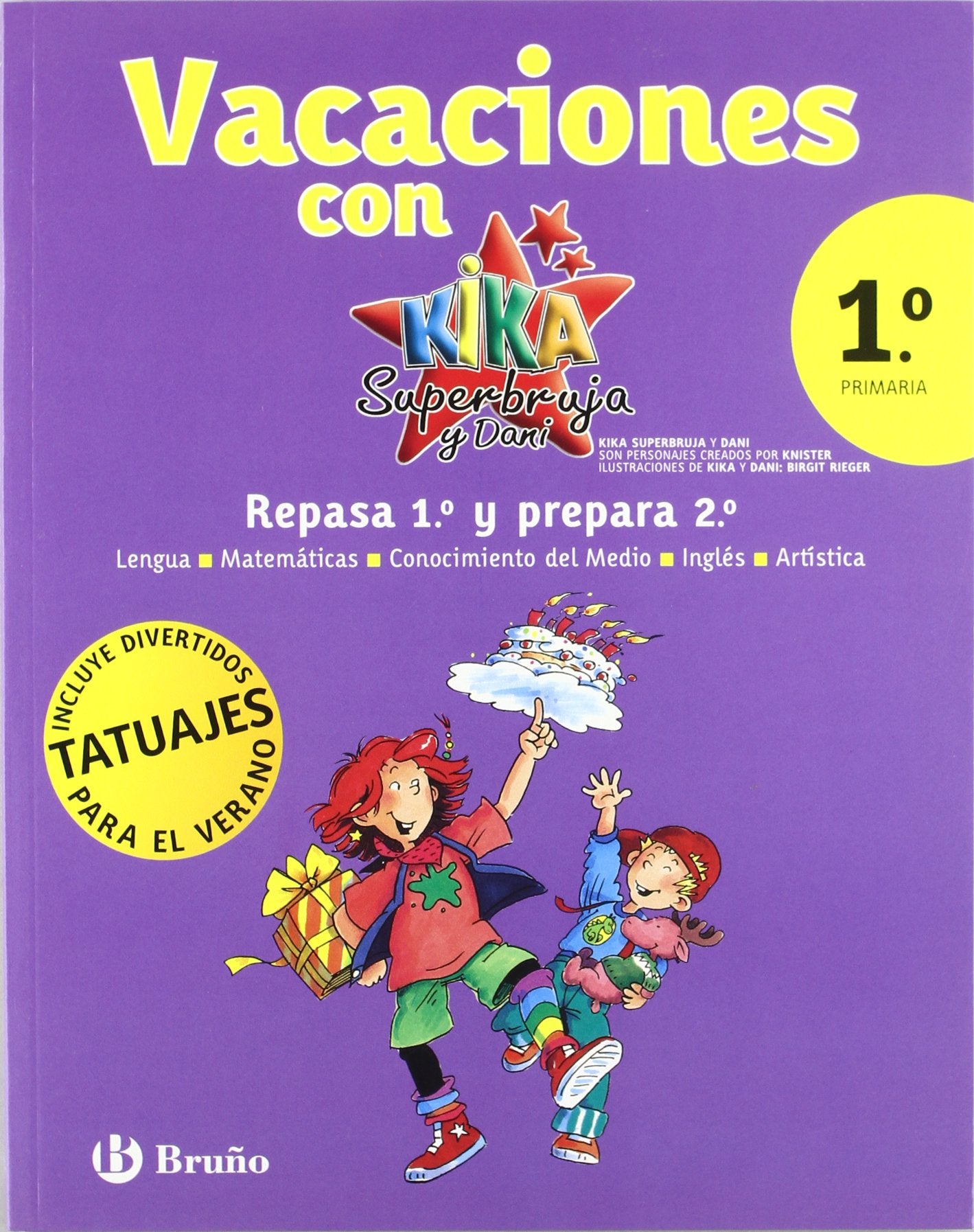 En vacaciones repasa 1º y prepara 2º con Kika Superbruja (Castellano - Material Complementario - Vacaciones Primaria) Books