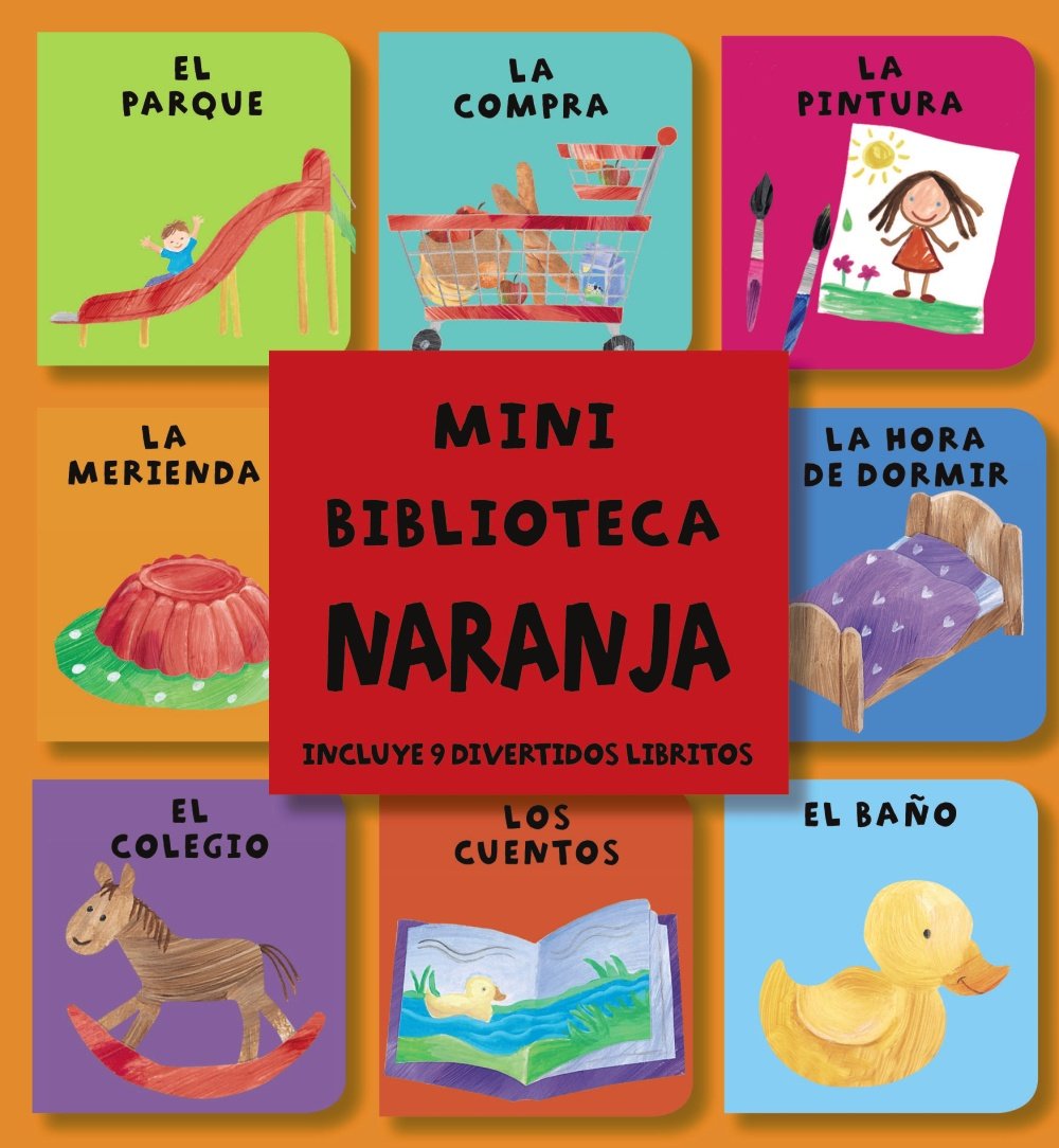 Mini biblioteca naranja (Castellano - A Partir De 0 Años - Imaginarios (Primeros Diccionarios Visuales) - Minibibliotecas) Social Sciences