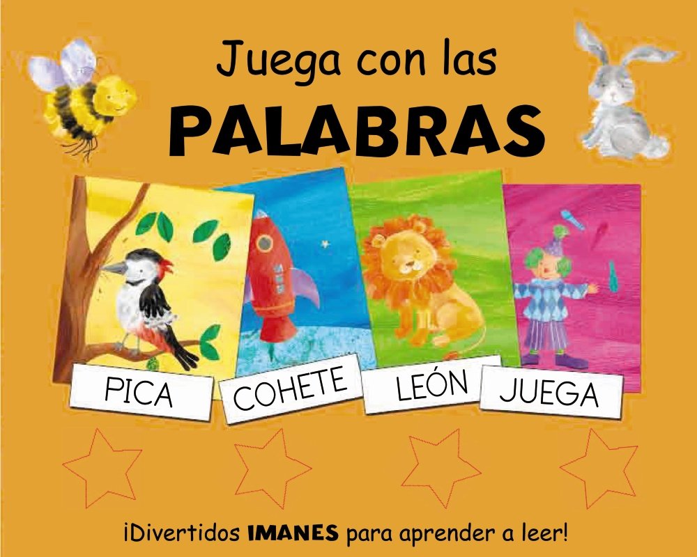 Juega con las palabras (Castellano - A Partir De 3 Años - Manipulativos (Libros Para Tocar, Jugar Y Pintar), Pop-Ups - Libros Con Imanes) Novels & Short Stories