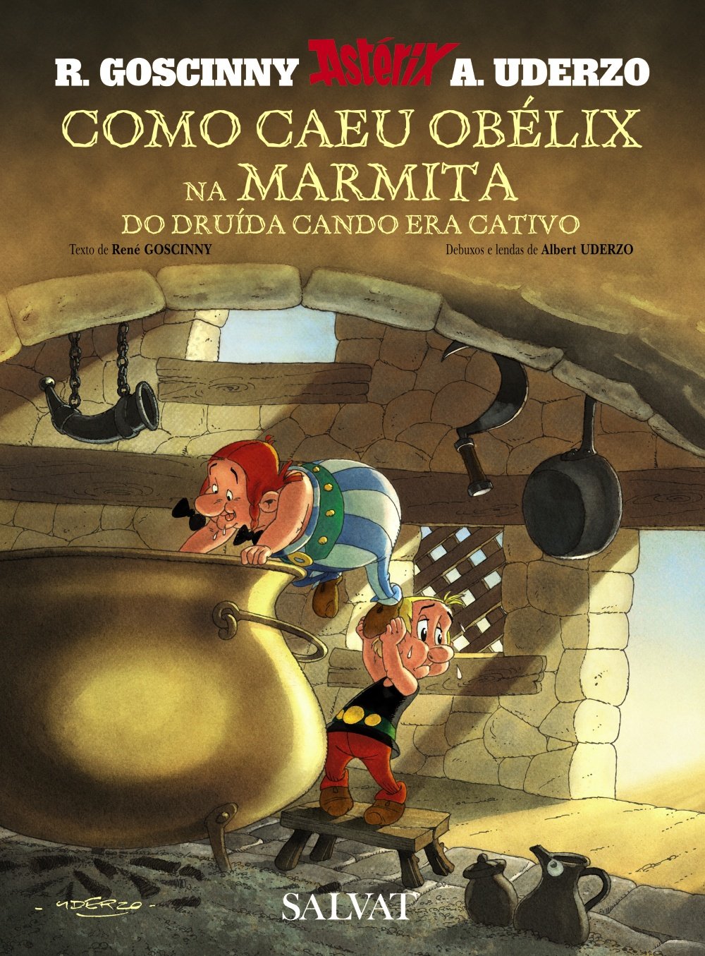 Como caeu Obélix na marmita do druída cando era cativo Manga