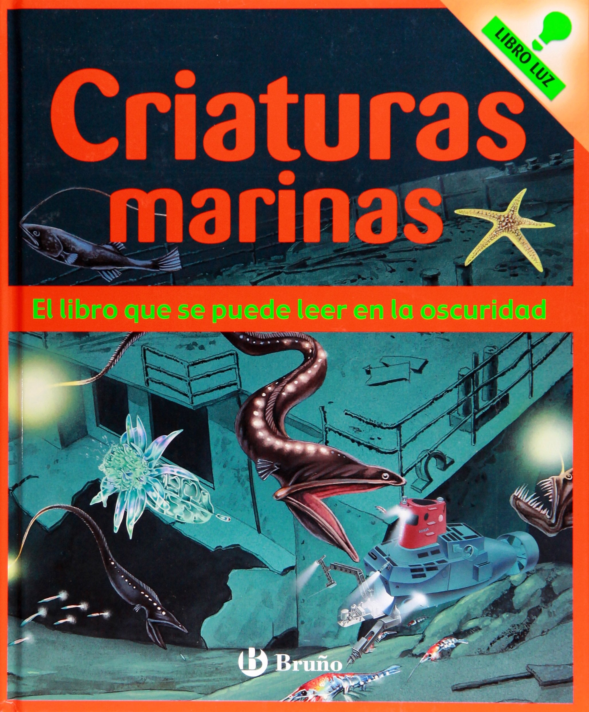 Criaturas marinas/ Glow-In-The-Dark Book Of Ocean Creatures book