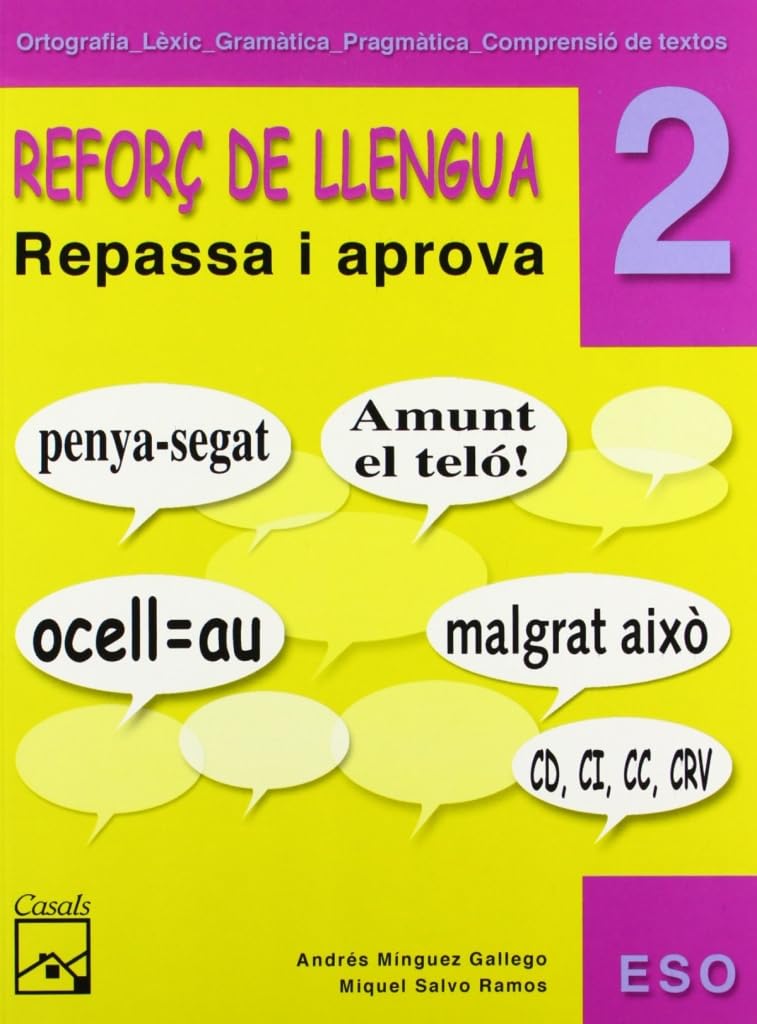 Reforç de llengua, repassa i aprova, 2 ESO. Material complementari (Quaderns ESO) Study Guides