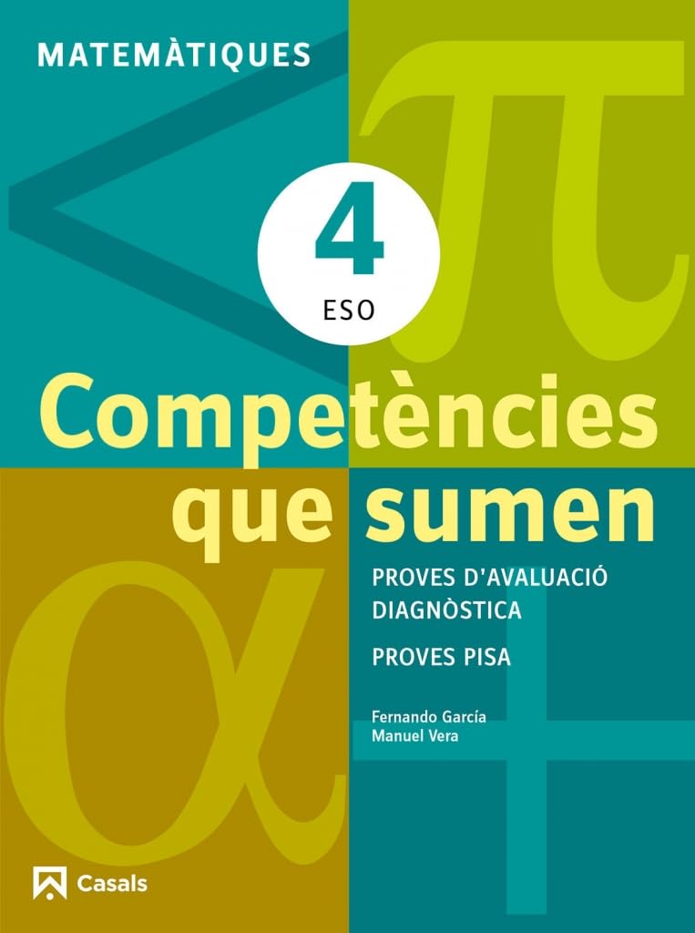 Competències que sumen, matemàtiques, 4 ESO (Quaderns ESO) Books