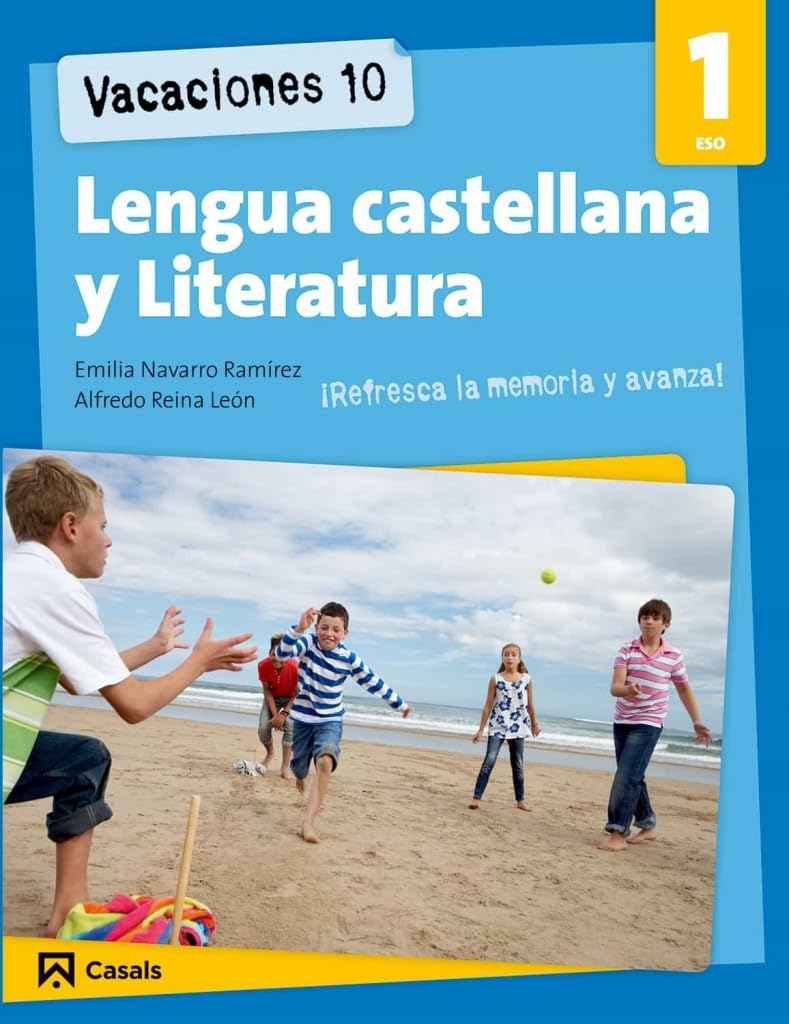 Lengua castellana y literatura, 1 ESO. Cuaderno de vacaciones 10 (Cuadernos ESO) Books
