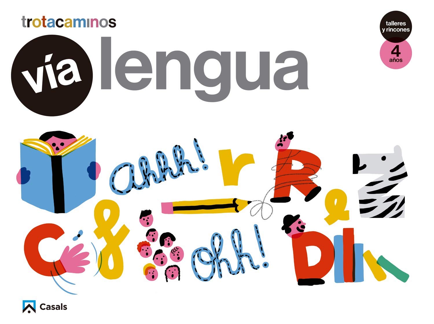 Vïa Lengua 4 años Talleres Rincones Trotacaminos book