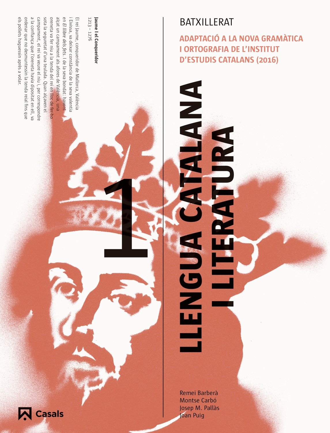 Llengua catalana i Literatura 1 Batxillerat (2017) book