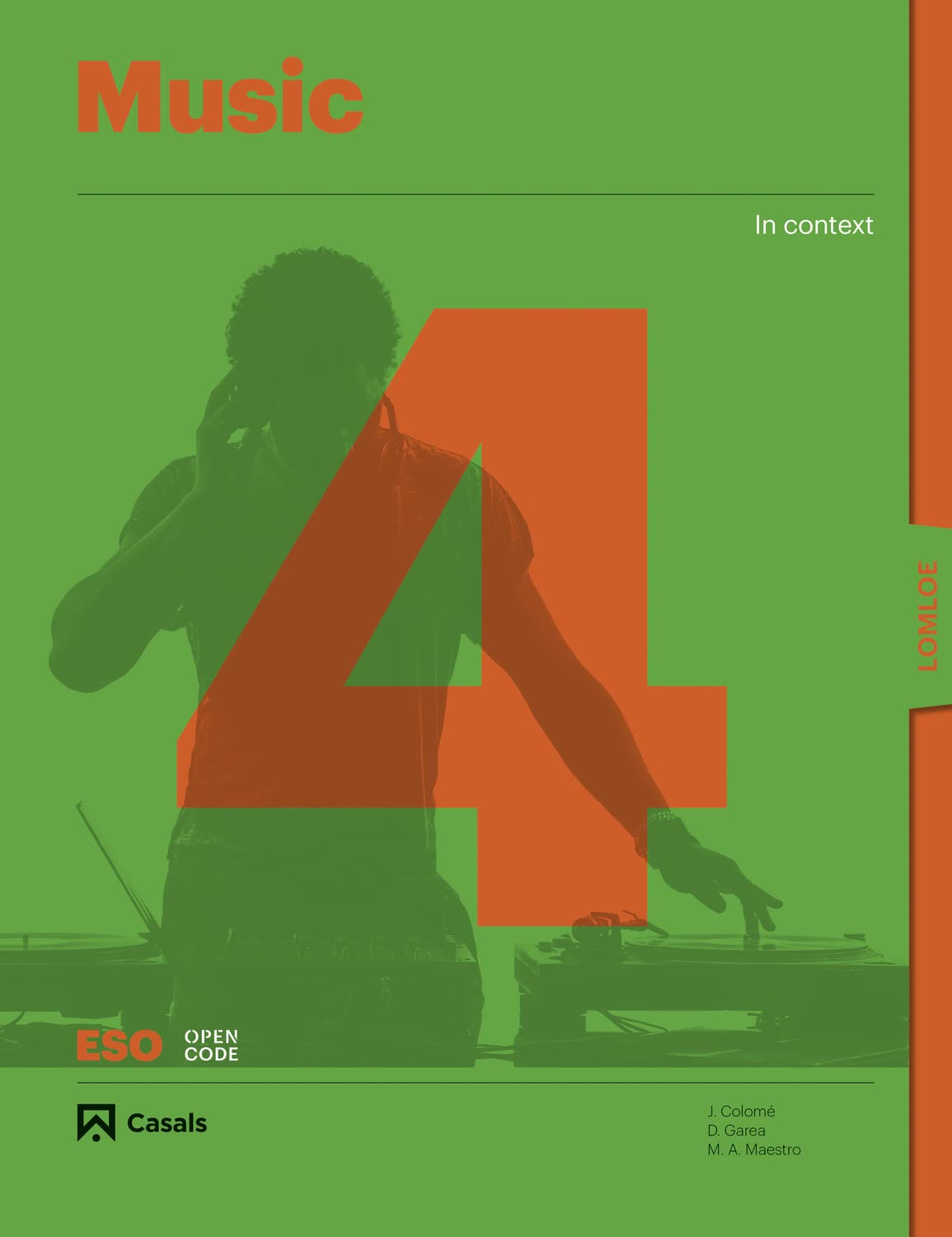 Músic 4 ESO ENG LOMLOE book
