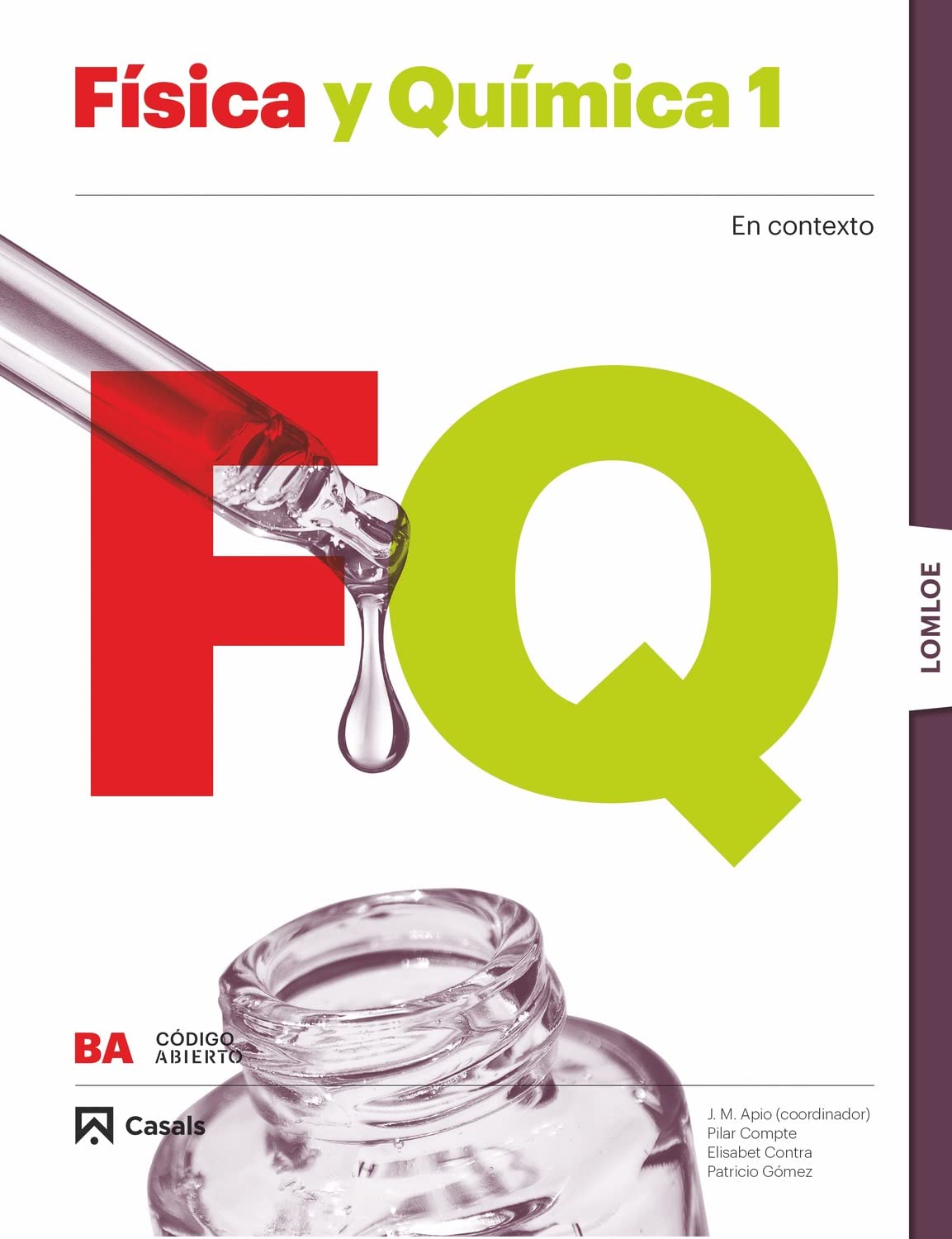 Física y Química 1 BA LOMLOE book