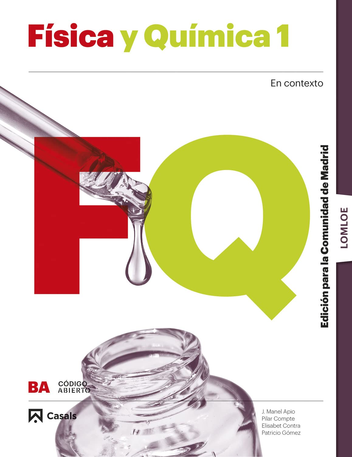 Física y Química 1 BA LOMLOE MADRID Books