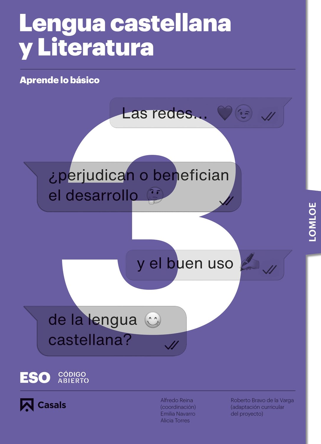 Aprende lo básico. Lengua castellana y Literatura 3 ESO. LOMLOE book