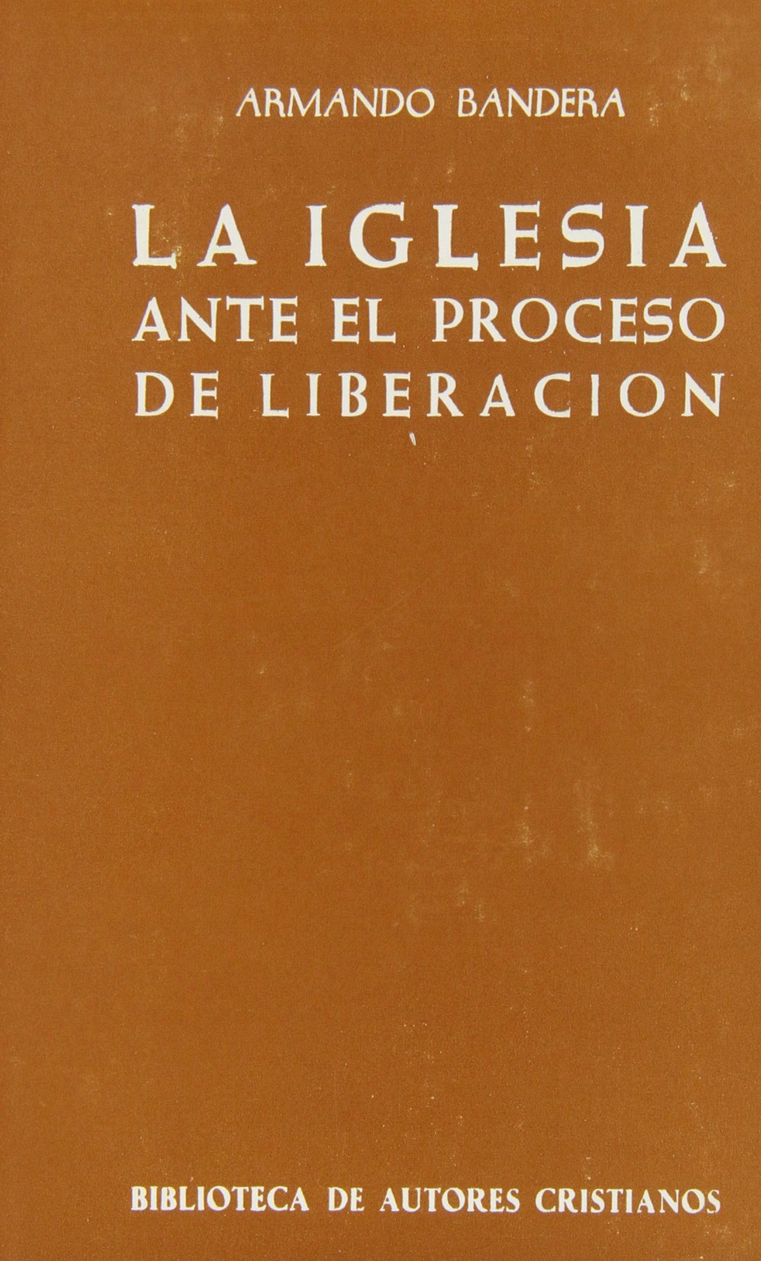 La Iglesia ante el proceso de liberación (NORMAL, Band 373) Books