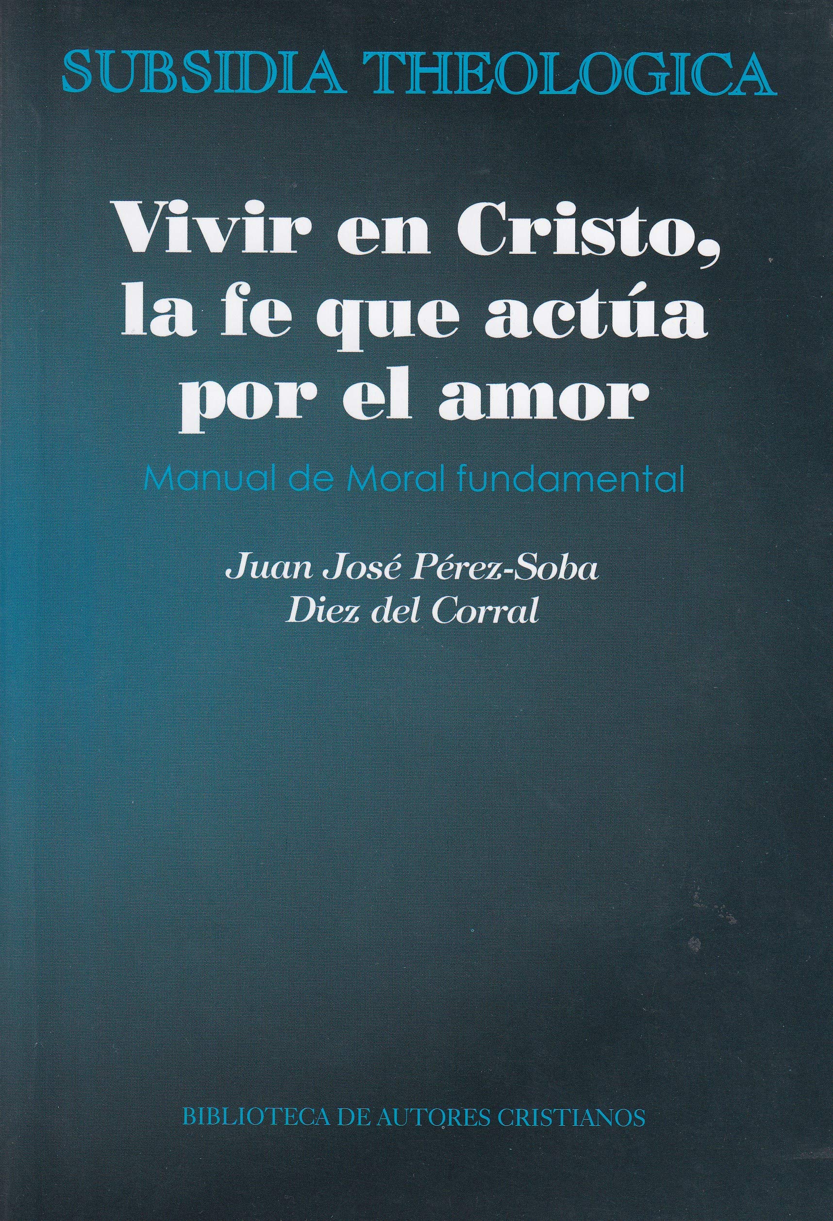 VIVIR EN CRISTO, LA FE QUE ACTÚA POR AMOR: manual de moral fundamental (SUBSIDIA THEOLOGICA, Band 10) Religion & Esotericism