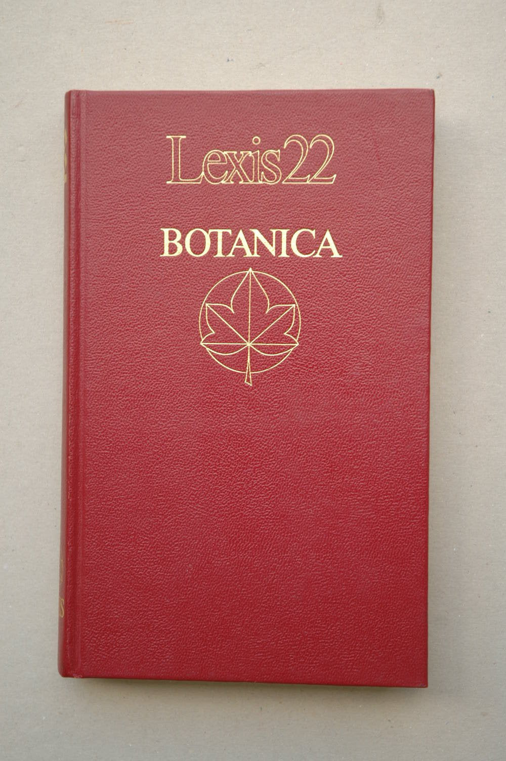 Lexis 22 : diccionario enciclopédico Vox : botánica book