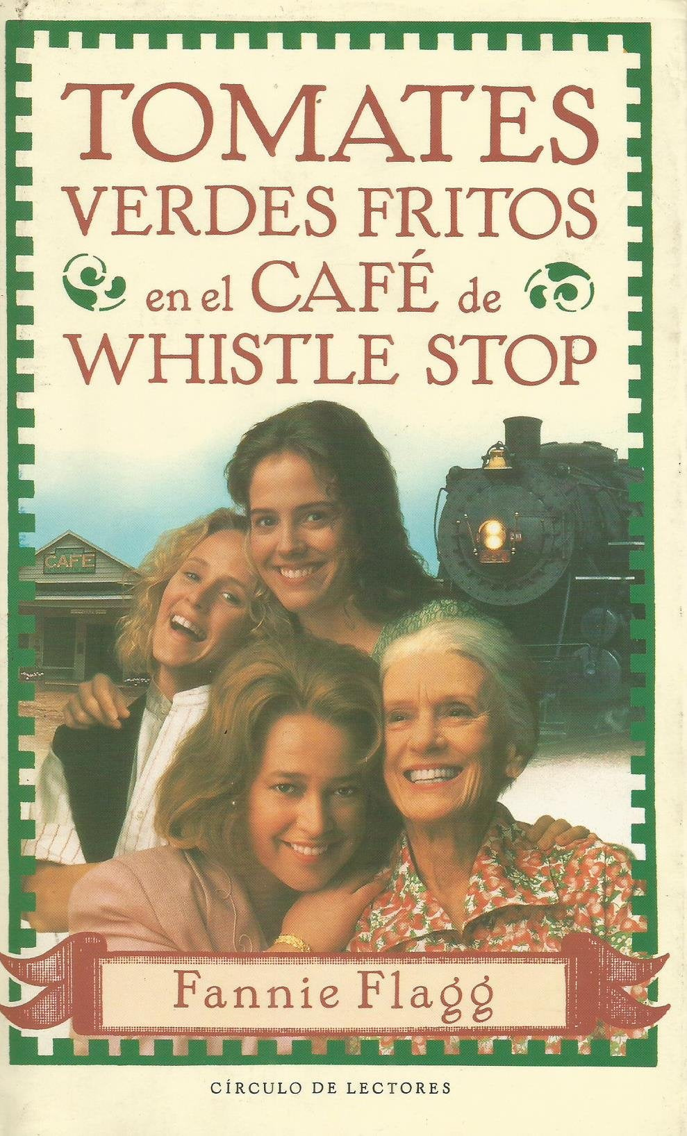 Tomates verdes fritos en el café de Whistle Stop Books