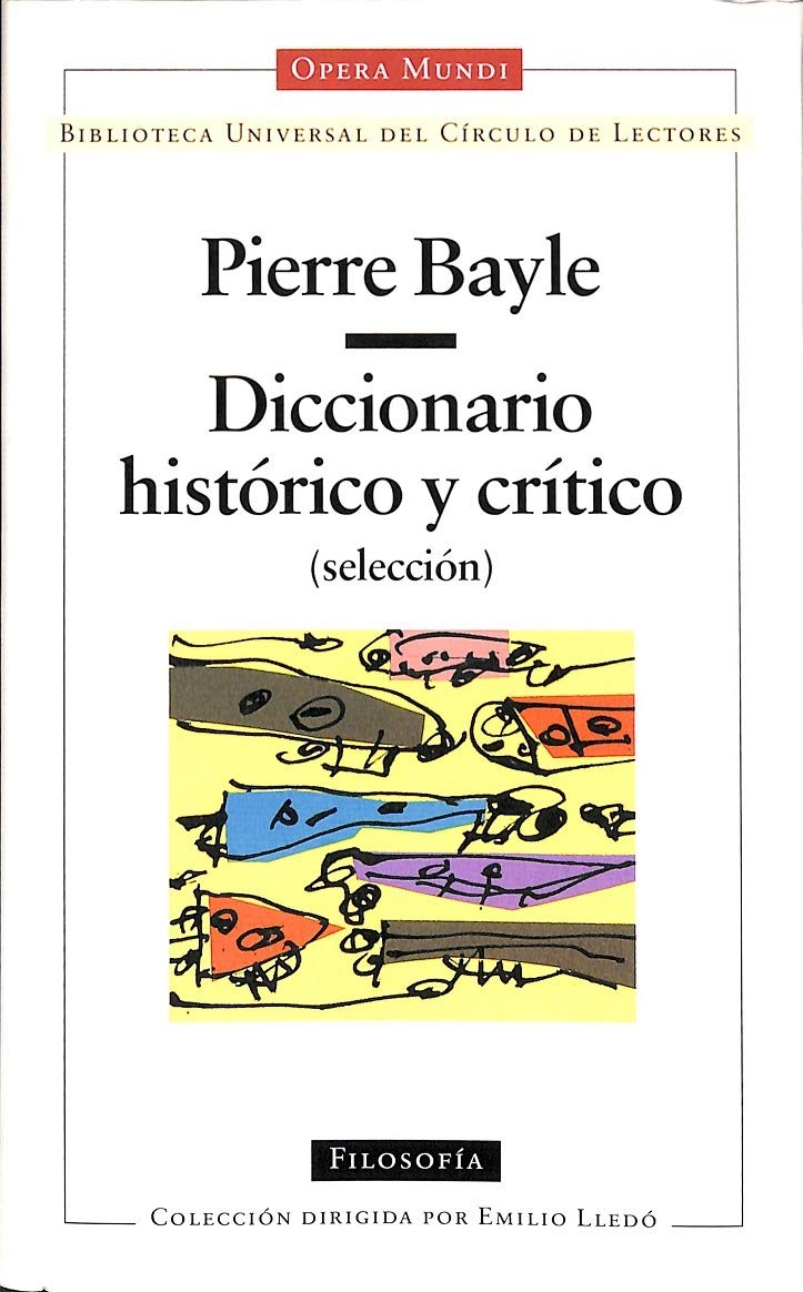 Diccionario historico y critico (sekeccuon) book