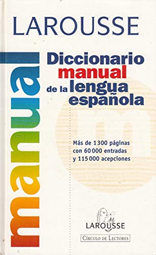 Diccionario manual de la lengua española Books