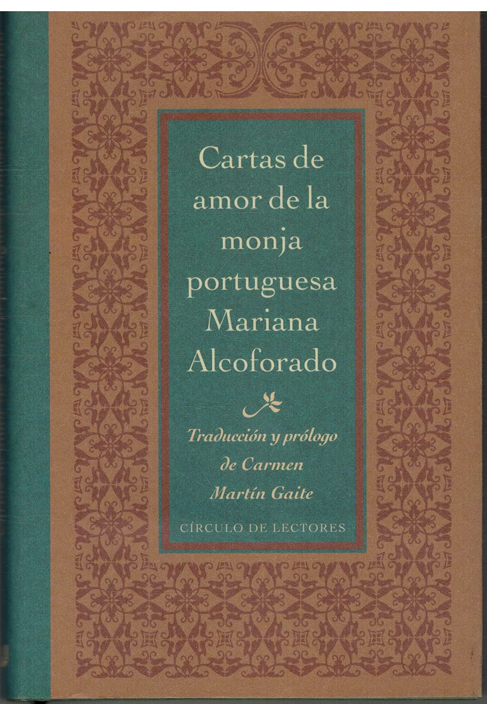 Cartas amor monja portuguesa Alcoforado, Maríana Books