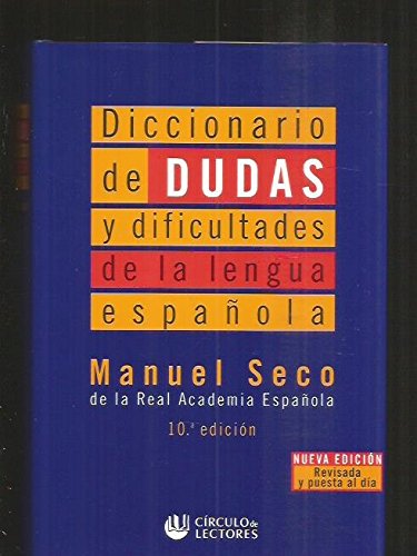 Diccionario de dudas y dificultades de la lengua española Books