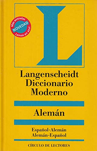 LANGENSCHEIDT. DICCIONARIO MODERNO. ALEMÁN-ESPAÑOL, ESPAÑOL-ALEMÁN LANGENSCHEIDT (EDITA) Books