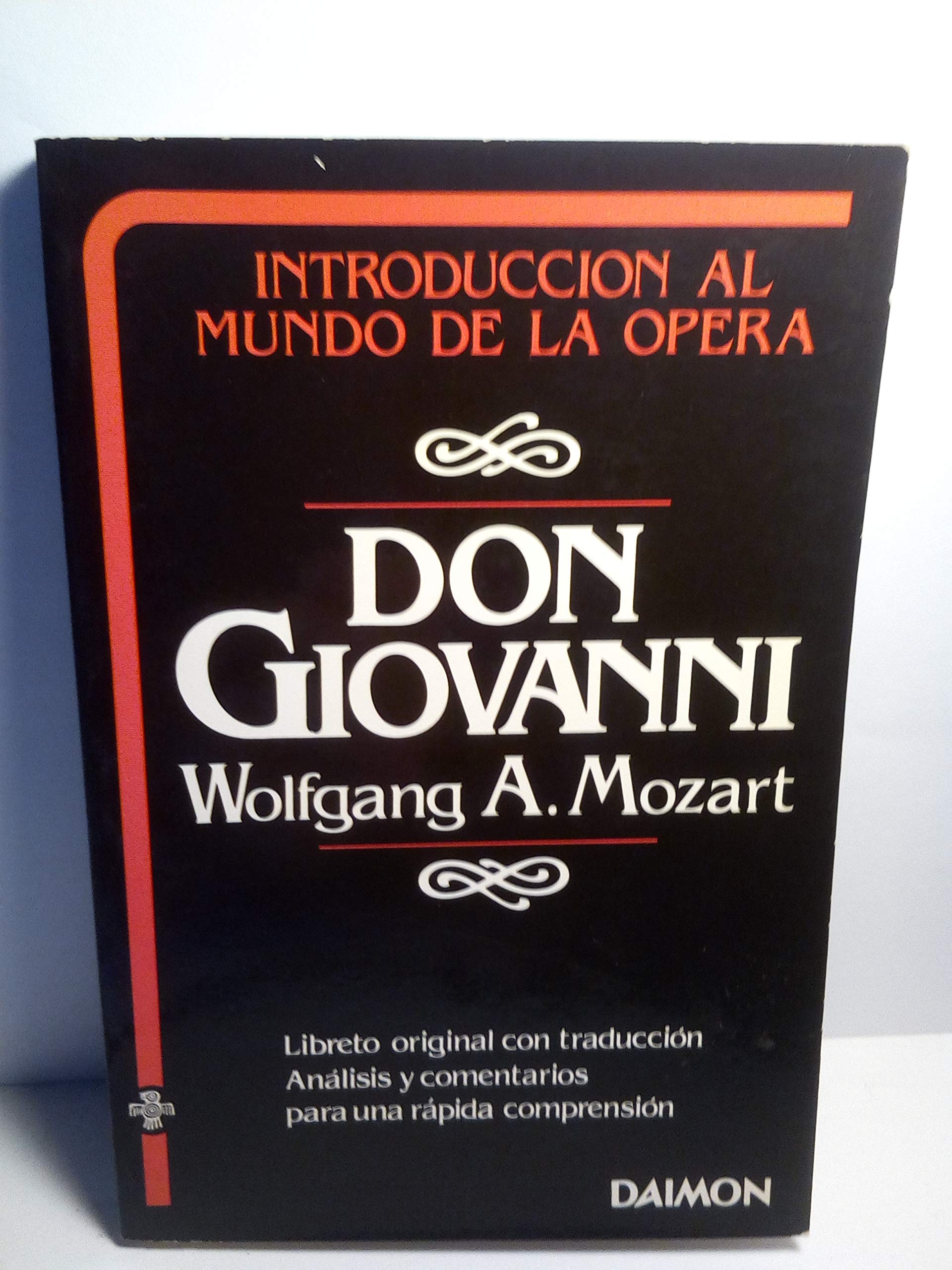 Don Giovanni: libreto original en italiano Books