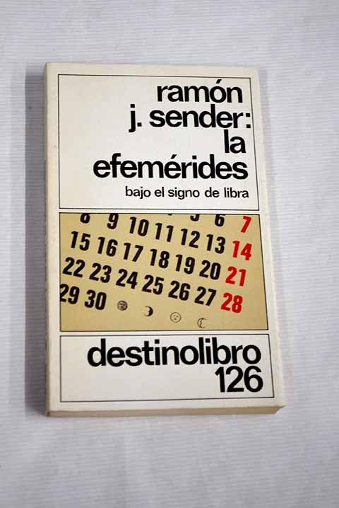 Efemerides, la. (bajo el signo de leo) book