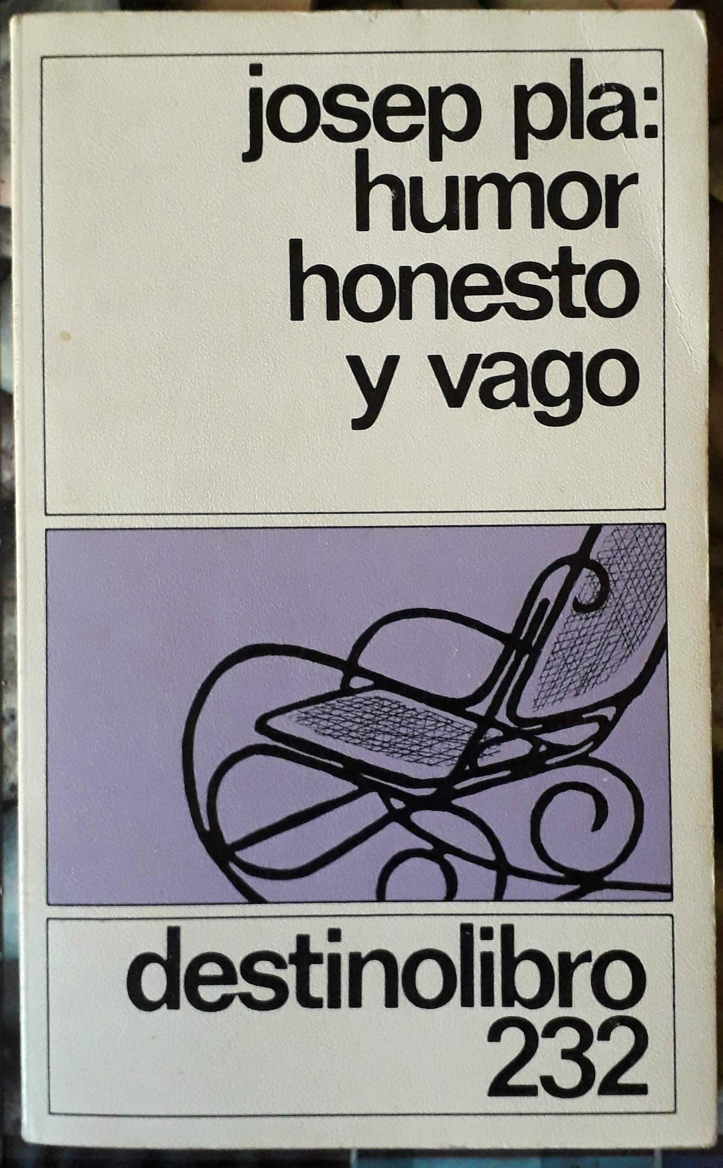 Humor honesto y vago Books
