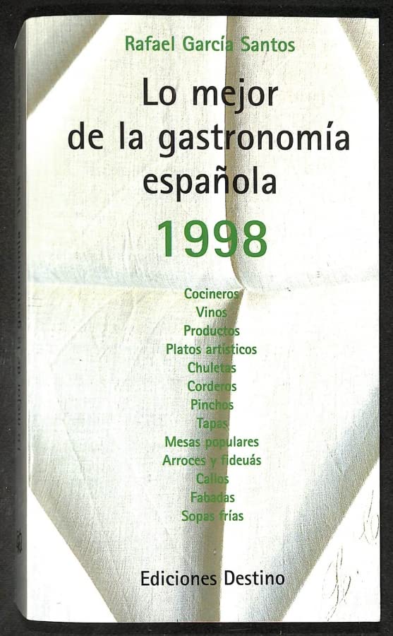 Lo mejor de la gastronomia 1998 book