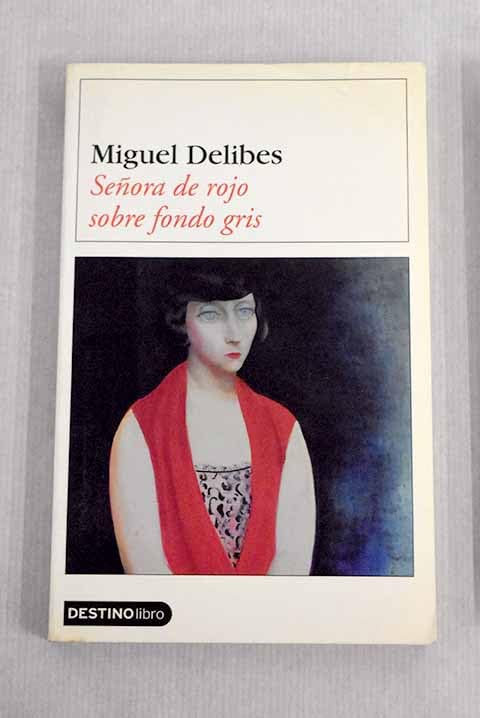 Señora de rojo sobre fondo gris Books