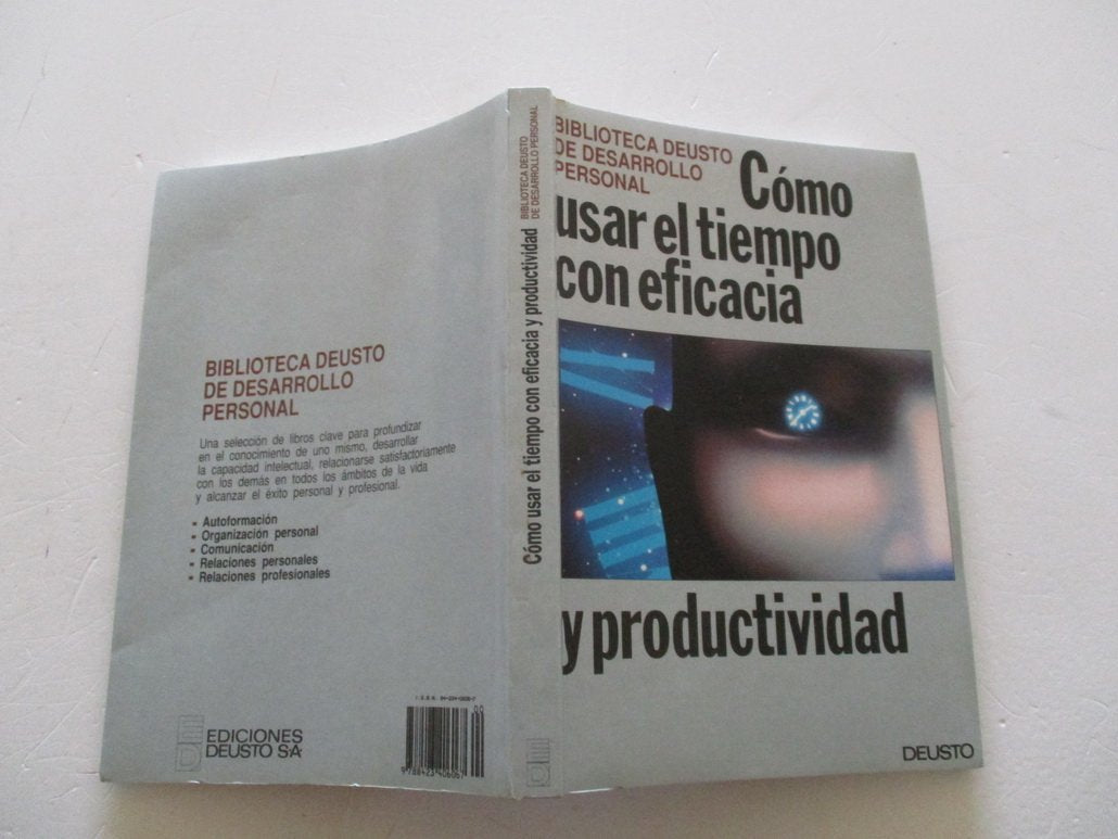 Como usar el tiempo con eficacia y productividad Books