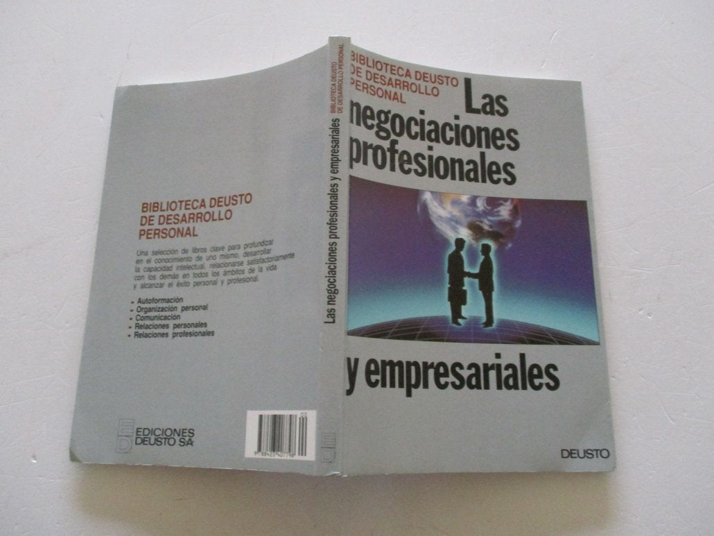 Las negociaciones profesionales y empresariales book