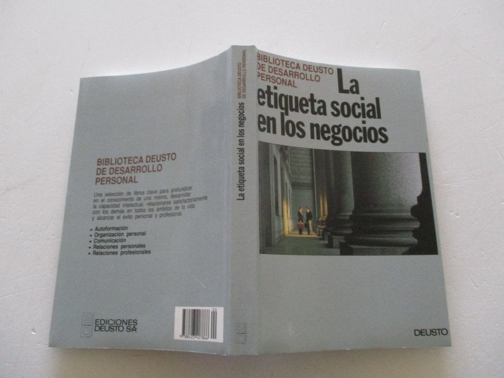 La Etiqueta Social En Los Negocios Books