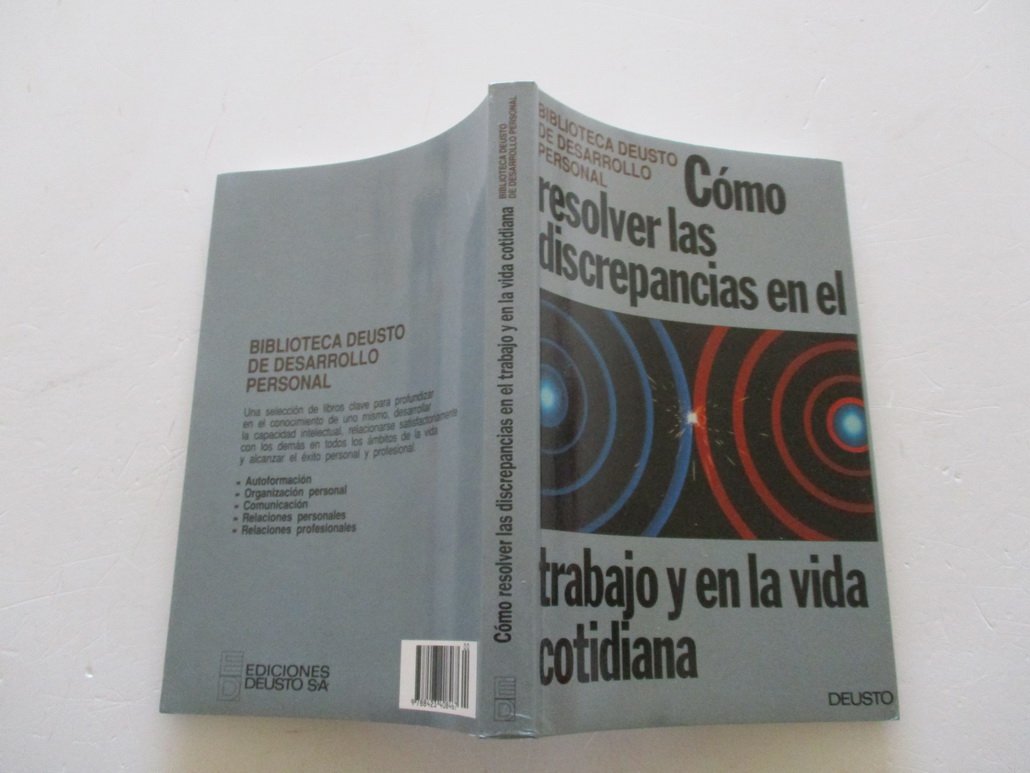 Cómo resolver las discrepancias en el trabajo y en la vida diaria Books
