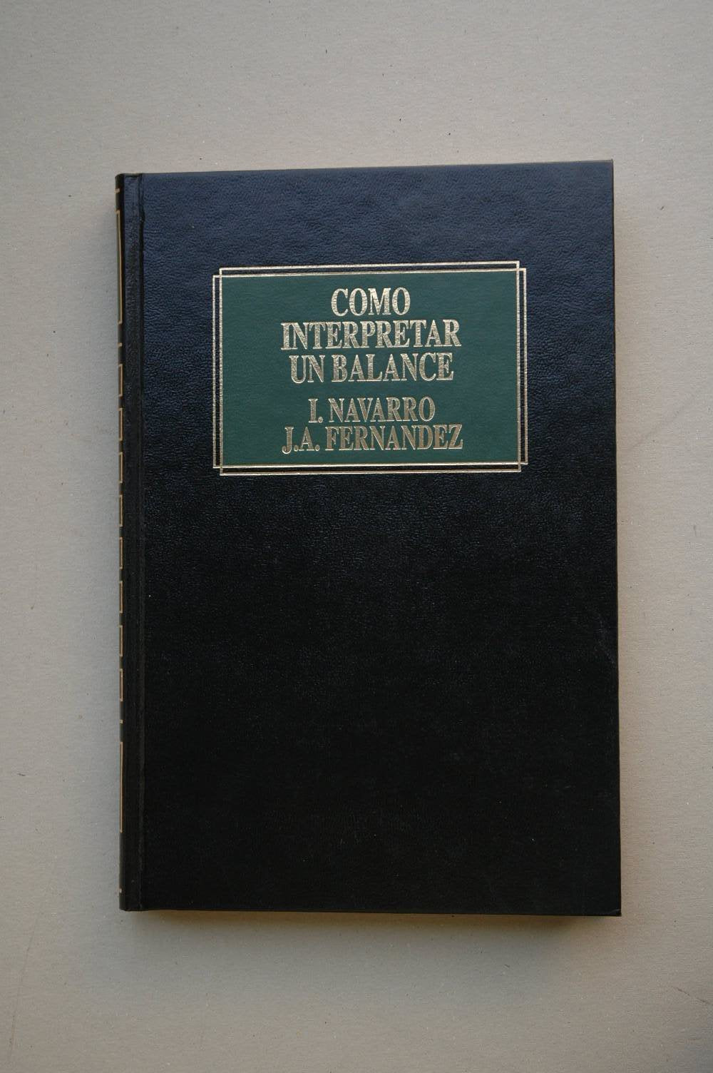 Cómo interpretar un balance Books