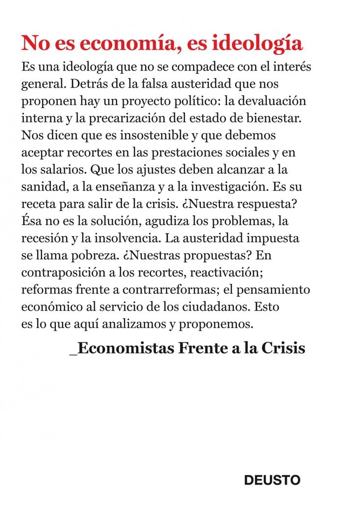 No es economía, es ideología (Deusto) Business, Finance & Career